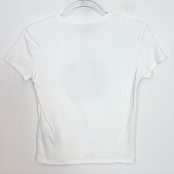 EDIKTED MAGIC 8 T-SHIRT WHITE SHORT SLEEVES GRAPHIC SZ MEDIUM - Picture 5 of 5